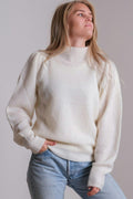Marlia Strickbluse | Cremefarben
