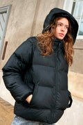 Fox C Pufferjacke | Schwarz