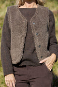Teddyweste | Taupe | Weste aus schwarzer Farbe