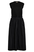 Sazha Mix Kleid | Schwarz