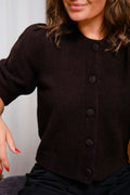 Trudy Strickjacke | Dunkelbraun