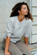 Trudy Strickjacke | Beige Melange