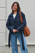 Sia F Jacke | Marineblau