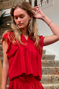Jayla S Voile-Top 159881 | Rot
