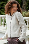 Emelie Strickjacke | Elfenbein