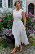 Myrna Dot Kleid | Weiß | Kjole von Neo Noir