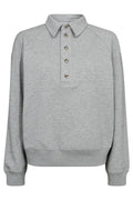 Dengi Polo Sweat 37043 | Hellgrau