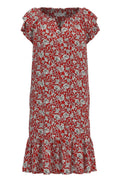 Sunrise Crop Scarlet Kleid | Rot