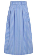 Mica Stripe Pleat Rock 34225 | Hellblau