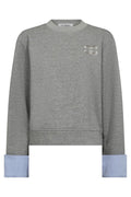 Daniella Bündchen-Sweatshirt | Graumeliert