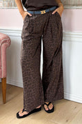 Abbie Hose mit weitem Bein | Mocca Leo