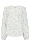Elin Bluse 207315 | Stern Offwhite Schwarz