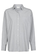 Dalma Stripe Stone Shirt | Hellgrau