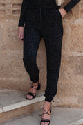 Alma Hose | Schwarz Simili