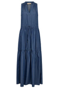 Sabri Sl Jeanskleid | Mittelblau