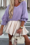 Pullover Strick N6130-1 | Lila