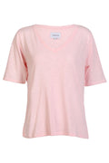 Ulla Ss Vneck Tshirt | Hellrosa