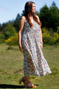 Luna Vero Boho Trägerkleid | Weiße Brise