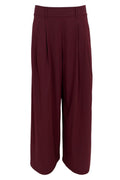 Davina Wideleg Pant | Pflaume