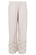 Nelly Flower Hose | Champagner