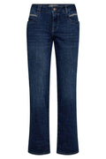 Carla Naomi Deco Jeans Regular | Normale blaue Waschung