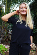 Alma T-Shirt | Schwarz