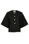 Rosella Bouclé-Minijacke | Schwarz