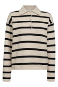 Claura Pullover 206805 | Moonbeam Melange Schwarz