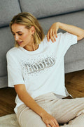 Carol T-Shirt 206344 | Star Offwhite Brush Bronze