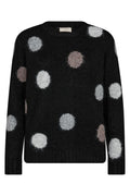 Louisa Pullover 202238 | Schwarz Hellgrau Melange