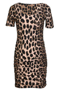 Alma Ss Turn Dress | Big Lux Leo Fossil