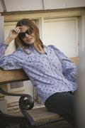 Trixie Dot V-Shirt | Blau