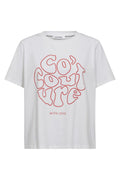 Siara Cocouture Tee | Weiße Flamme