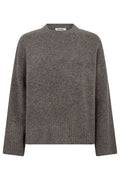 Roger O-Neck Knit 32196 | Walnuss