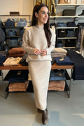 Sienna Strickset Tu073 | Beige