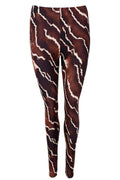Lynn Leggings | Mokka-Marmor