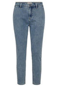 Jane Hose | Hellblauer Denim