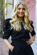 Winnie Bluse | Schwarz