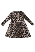 Alma Ls Babydoll-Kleid (Kinder) | Big Lux Leo Fossil