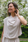 Ellis Bluse | Elfenbein | Bluse von Neo Noir