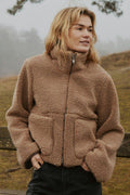 Effa Teddyjacke | Taupe | Jakke von Neo Noir