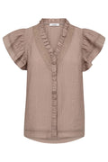Alisa Spitzentop 35847 | Walnuss
