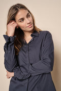 Mattie Flip Shirt | Nachtblau