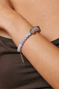 Carli Armband | Hellgelb Kaki Grün Hellblau