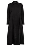 Poppy Shirt Langes Kleid 36526 | Schwarz