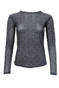Annie Mesh Bluse | Black Deco