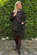 Morgan Kurzer Rock | Tarnung | Nederdel fra Black Color