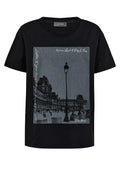 Solène O-Ss Tee | Schwarz