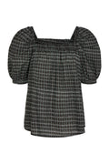Tiia-Bluse | Schwarz Offwhite