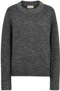 Pearl Pullover 205126 | Dunkelgrau Melange